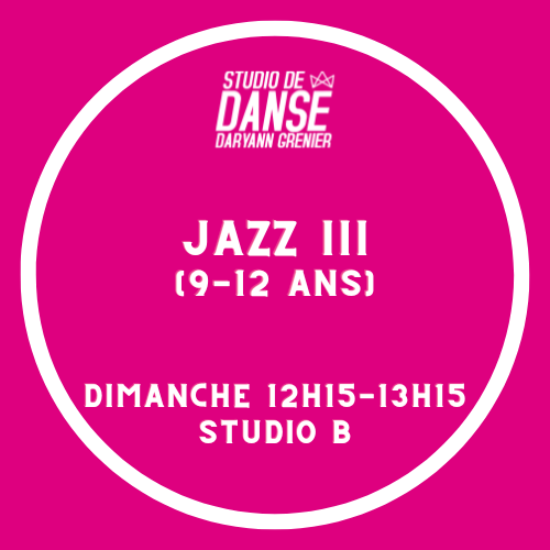 Jazz III (9-12 ans)