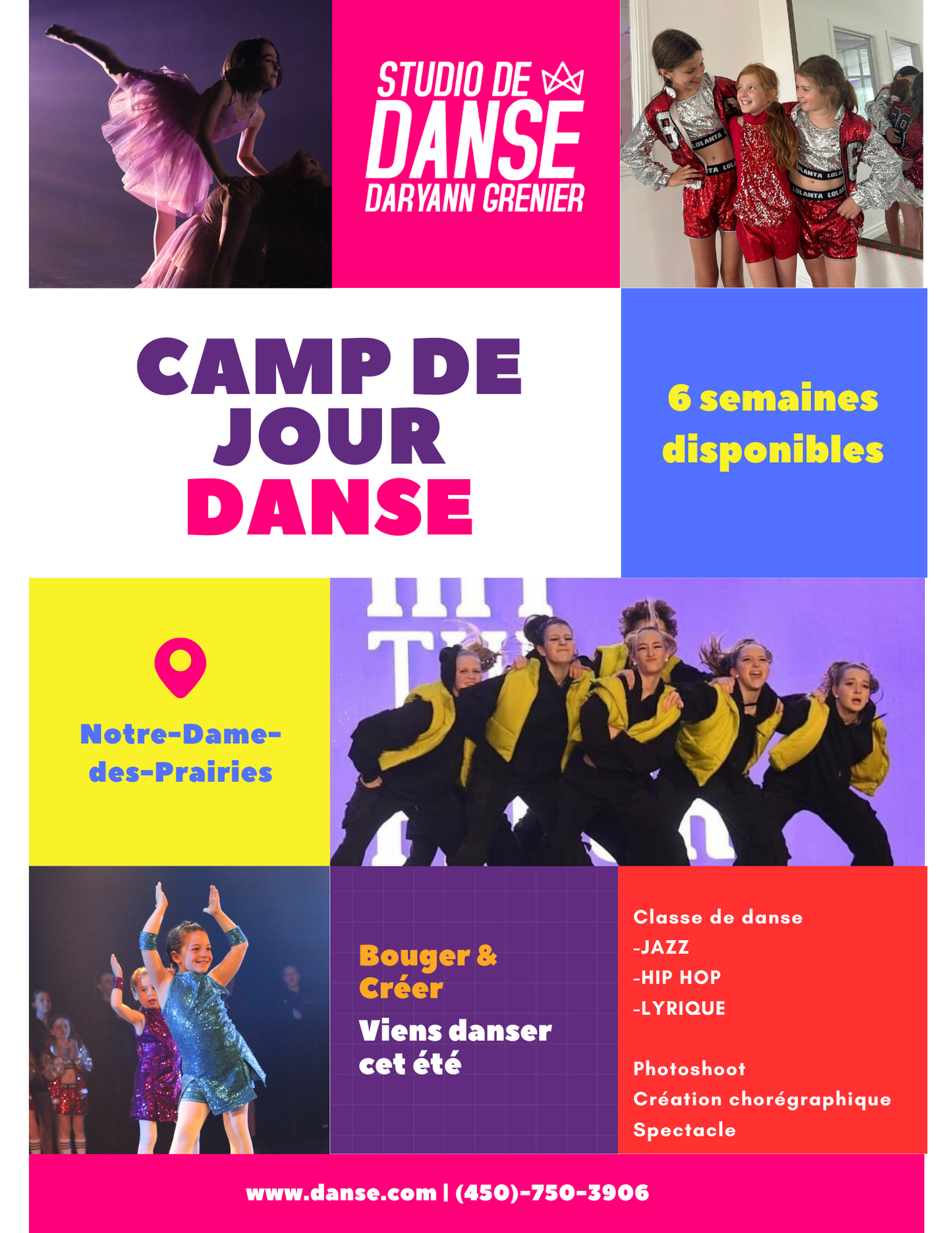CAMP DE DANSE 7-11 JUILLET 2025