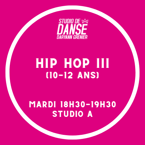 Hip Hop III (10-12 ans)