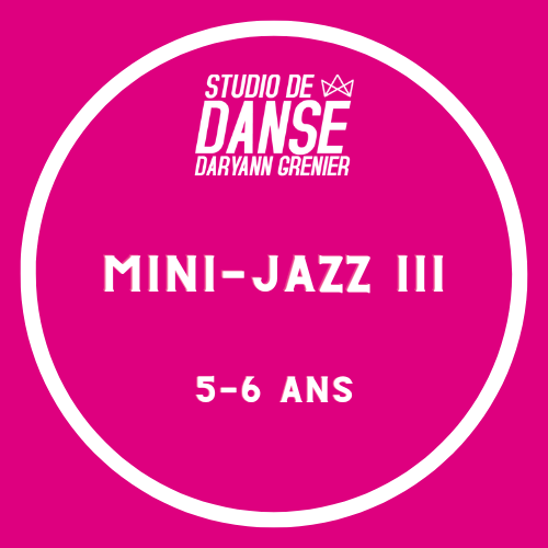 Mini-Jazz III  (5-6 ans)