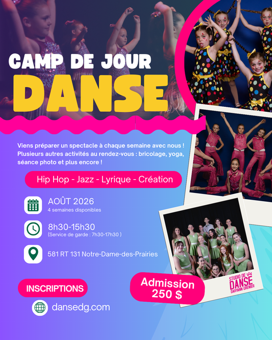 Camp de danse estival / 3-7 août
