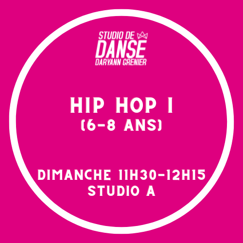Hip Hop I (6-8 ans)