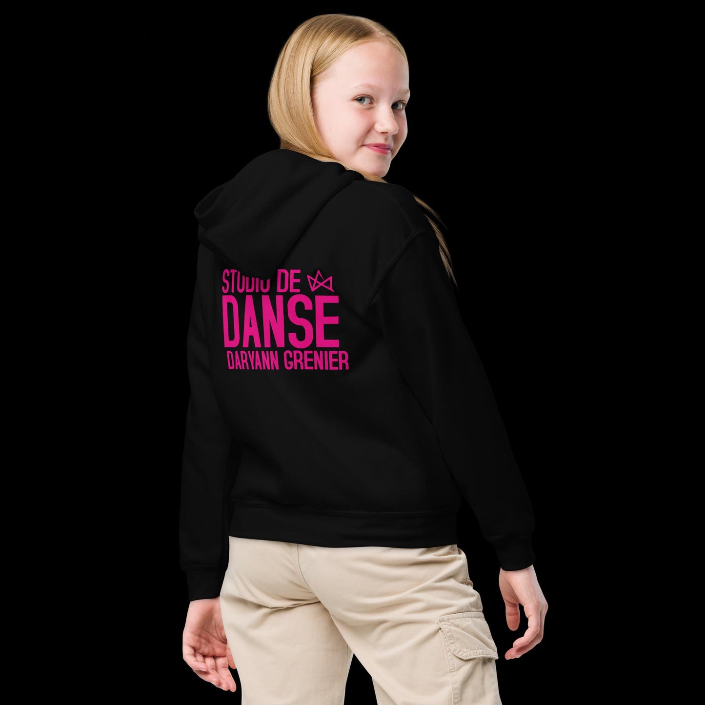 Hoodie SDDG enfant (rose)